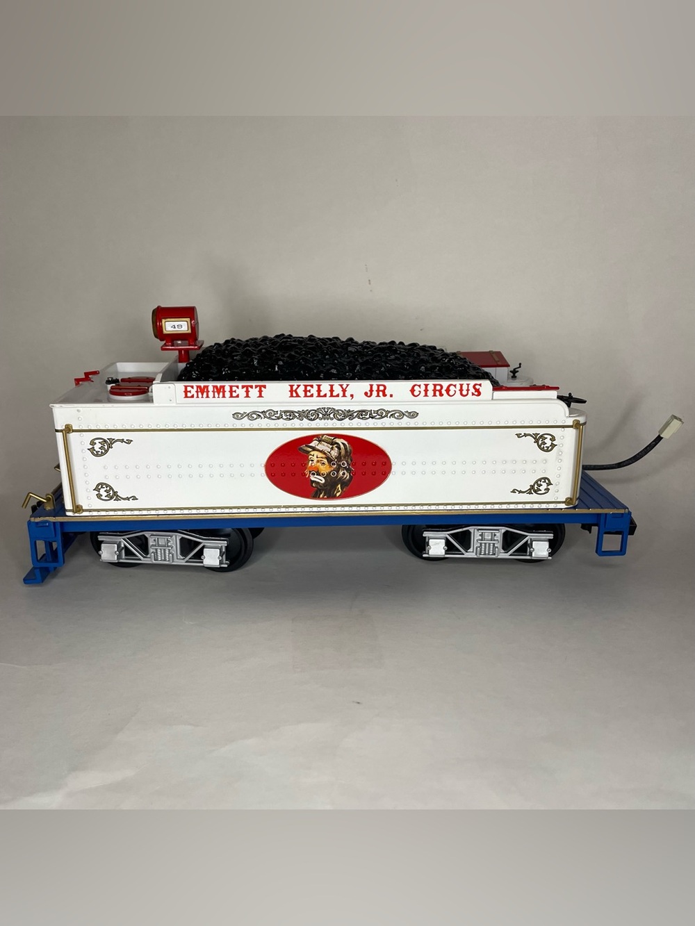 Bachmann G Scale 90020 Ringmaster Circus Top Emmett Kelly Jr Coal Tender Car
